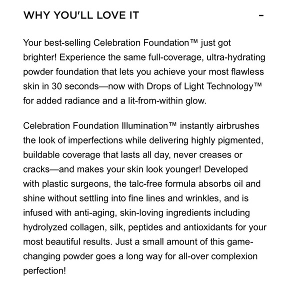 *NIB* IT COSMETICS Celebration Illumination Foundation-Medium Full-Size, .30 oz. - Picture 12 of 14